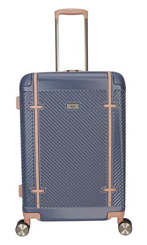 Dockers Spectra Hardside Expandable 8-Wheel Spinner Travel Checked Luggage, 28-Inch, India Ink - color: India Ink, size: 28-Inch Checked