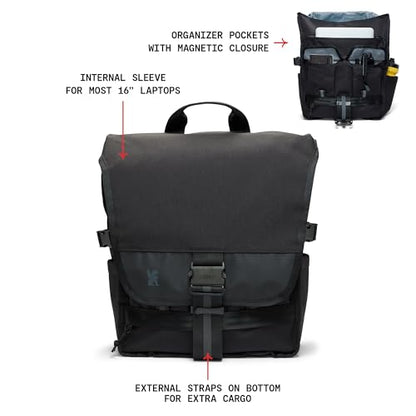 Chrome Industries Warsaw 30L Pack for Men & Women – Black - color: Black