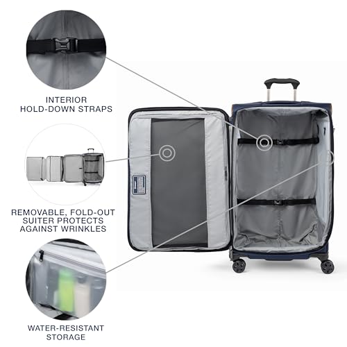 Travelpro Crew Classic Softside Checked Luggage, Blue, 29-Inch - color: Patriot Blue, size: Checked Large
