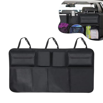 Car Trunk Organizer, Hanging Large Backseat Car Organizer Storage Bag Black - size: Style1