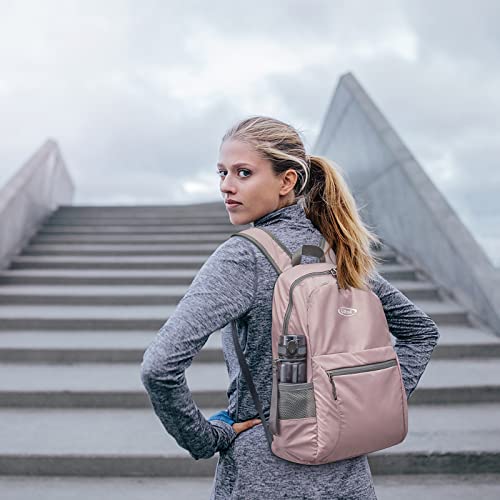 G4Free 20L Small Packable Travel Hiking Backpack for Men Women - color: Light Pink, size: 20L