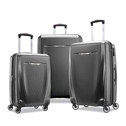 Samsonite Winfield 3 DLX Hardside Luggage with Spinners, 3-Piece Set (20/25/28), Graphite Grey - color: Graphite Grey, size: 3-Piece Set (20/25/28)