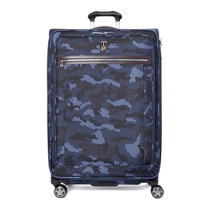 Travelpro Platinum Elite Checked Luggage Spinner, Navy, 29-Inch - color: Navy Camouflage, size: Checked-Large 29-Inch
