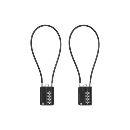 RESET -200 4자리 콤비네이션 케이블 잠금 장치, 11.8인치/30cm, 2팩 - size: 30cm(12 inch)Cable