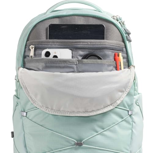 The North Face Women's Borealis Backpack, Opal Frost, OSFA | Everyday Travel Bag, Laptop Sleeve, Reflective Details, Laptop Sleeve - color: Opal Frost