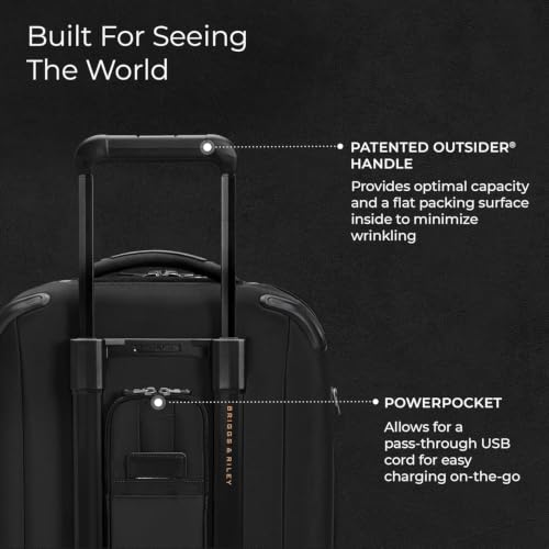 Briggs & Riley ZDX Global Softside Carry-On Spinner, Black - color: Black, size: Domestic 21" Carry On Expandable Spinner