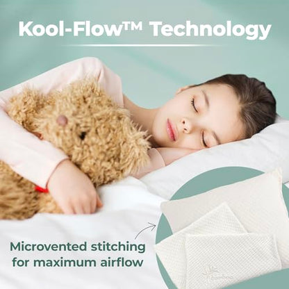 Snuggle-Pedic Pillow Covers - Zippered Body Pillow Protector (White, Kids) - size: Kids Body