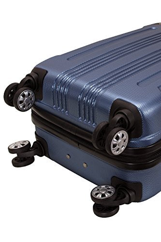 Rockland London Hardside Spinner Wheel Luggage, Blue, Carry-On 20-Inch - color: Blue, size: Carry-on 20"