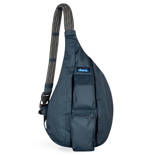 KAVU Rope Sling, Water-Resistant Crossbody Bag - color: Orion Blue