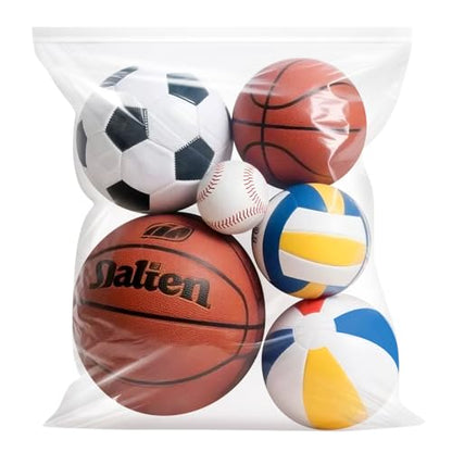 20 Count 16" x 18" Large 3 Gallon Plastic Zipper Storage Bags, 3 Gallon Clear Reclosable Storage Bags Great for Clothes, Shoes, Travel (4.72 Mil Thick) - size: 3 Gallon (20 Count)
