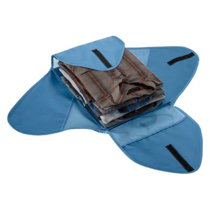 Eagle Creek Pack-It Reveal Garment Folder, Large, Blue Dawn | Travel Garment Bag with Compression Wings to Maximize Luggage Space, Convenient Top Handle, Quick-Drying Material - color: Blue Dawn