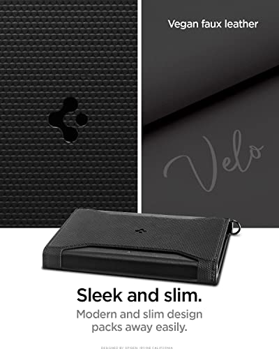 Spigen Life Passport Card Cover Holder, RFID Blocking - color: Black