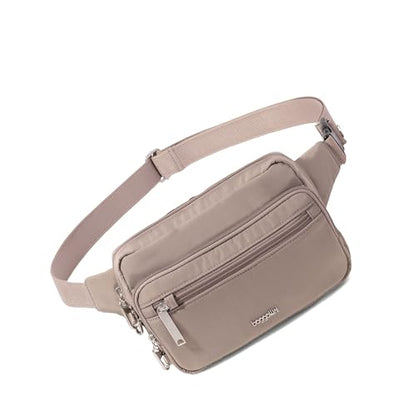 Baggallini Securtex Anti-Theft Belt Bag - color: Moonrock