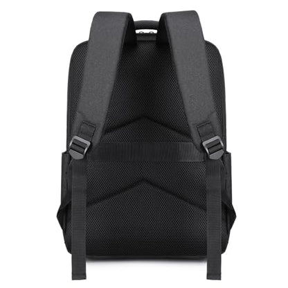 Slim Business Laptop Backpack, Water Resistant Travel Backpack, Durable Computer Bag, Fits 15.6 Inch Laptop, Black.