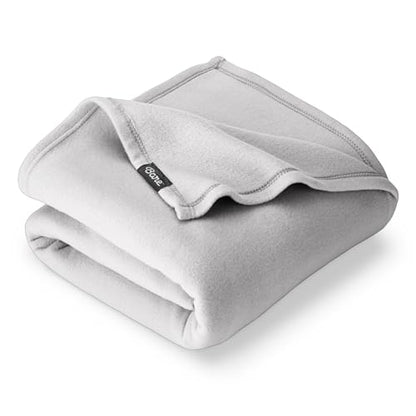Bare Home Polar Fleece Blanket (King, Light Grey) - color: 06 - Light Grey, size: King