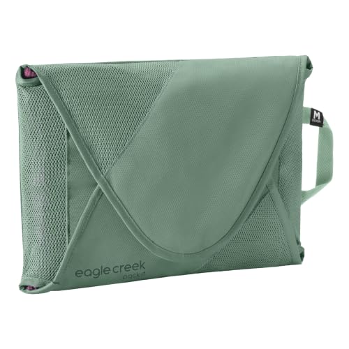 Eagle Creek Pack-It Reveal Garment Folder - Compression Wings - Maximize Luggage Space - Convenient Top Handle - Quick Drying Material - Medium - Willow Green - color: Green