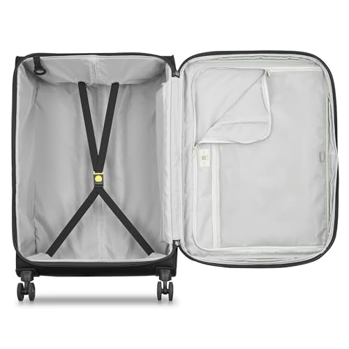 DELSEY PARIS Cruise 3.0, 28 Inch Checked Softside Luggage, Black - color: Black, size: Checked-Large 28 Inch