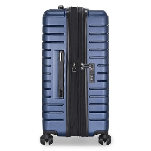 Traveler's Choice Archer Polycarbonate Expandable Luggage with Spinner Wheels, Blue, Checked 26-Inch - color: Blue, size: 1-Piece (Checked 26-Inch)