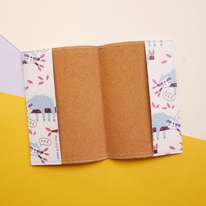 Passport Cover for Kids, Women and Men, Cute Travel Passport Holder (Sloth Pattern) - color: 11. Sloth Pattern