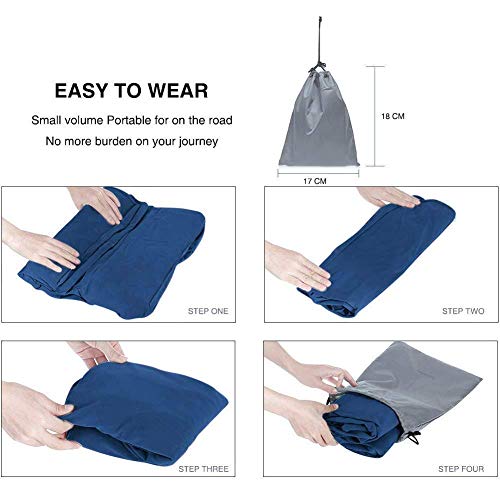 Inflatable Foot Rest Pillow Airplane Travel Kids Blue (1 Pack) - color: Blue