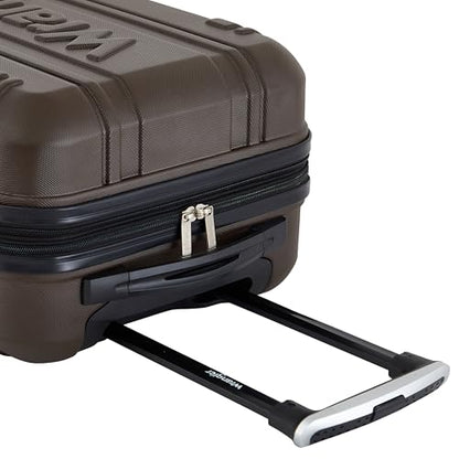 Wrangler 20" Astral Hardside Carry-On Luggage, Cedar - color: Cedar