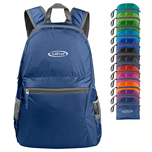 G4Free 20L Small Packable Travel Hiking Backpack for Men Women - color: Blue, size: 20L