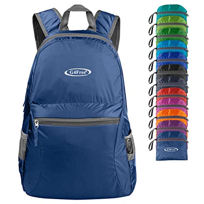 G4Free 20L Small Packable Travel Hiking Backpack for Men Women - color: Blue, size: 20L