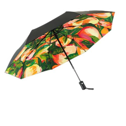SY COMPACT Travel Umbrella - Windproof Automatic Compact Umbrellas for Rain - color: UPF-Peach