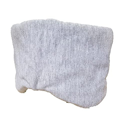 FAN WU Cotton Sleep Mask with Travel Pouch, Zero-Pressure Blackout Mask