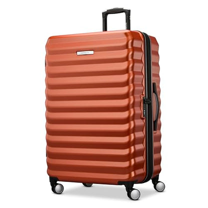 Samsonite 단단한 양면 50.8cm(20인치) 경량 휴대용 확장 가능한 엘리먼트 슈트케이스: 내구성, 360개의 스피너 휠, 조절 가능한 텔레스코픽 핸들, TSA 승인 잠금 장치, 구리 오렌지, 엘리먼트 하드사이드 - color: 구리 오렌지, size: 2-Piece Set (20"/28")