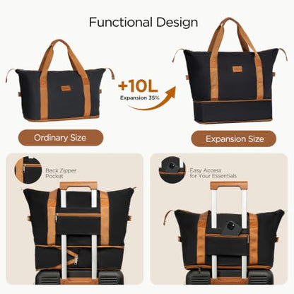 Cosbarn Luggage Sets, Durable 20,24,28 inch Suitcase Sets With Wheels - color: Gray