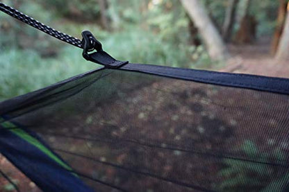 GRAND TRUNK Skeeter Beeter XT Camping Hammock | 400 lb capacity | Parachute nylon | Built-in bug net | Ideal for camping & backpacking - color: Olive & Khaki