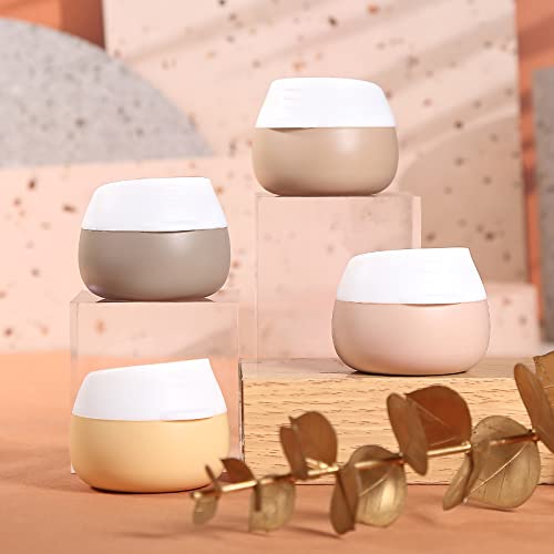 Gemice Travel Size Containers for Toiletries,1oz,4 Pack,Apricot - color: Apricot