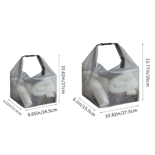 2 Pack Clear Toiletry Bag Portable Travel Makeup Bags, Waterproof Cosmetic Bag for Women, for Carry-on Travel Accessories, 2 Sizes