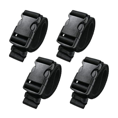 0.75”x48” Utility Straps with Buckle Quick Release Buckle Straps with Clips - size: 0.75” x 48”
