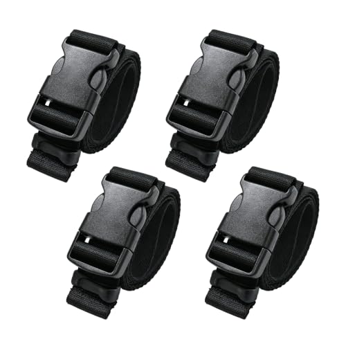 0.75”x48” Utility Straps with Buckle Quick Release Buckle Straps with Clips - size: 0.75” x 48”