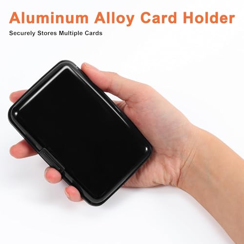 Mayski Credit Card Holder for Women RFID Blocking Wallet, Black - color: Black