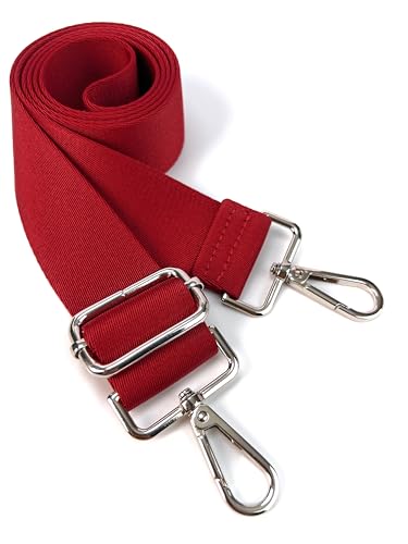 Purse Strap Replacement for Crossbody Bags & Handbags - color: Red, size: 1-1/2 Inch Wide