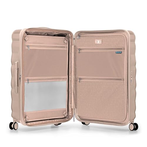 Traveler's Choice Edinburgh II Hardside Spinner Luggage, TSA Lock, Sand, 29" Large - color: Sand, size: 29" Large