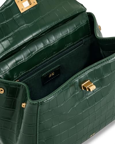 JW PEI Women's Lucia Classic Top Handbag - color: Green Croc