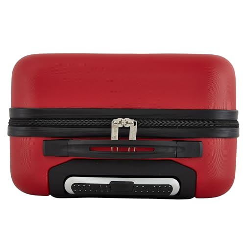 Wrangler 22" Hardside Spinner Carry-On Luggage, Salsa Red - color: Salsa Red