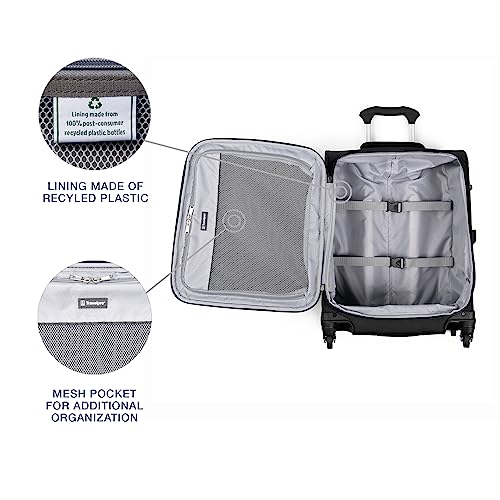 Travelpro Maxlite 5 International Carry-On Luggage Spinner, Black, 19-Inch - color: Black, size: International Carry-on 19-Inch