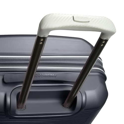 American Tourister Stratum 2.0 Expandable Hardside Luggage with Spinner Wheels, 28-Inch Checked-Large, Charcoal - color: Charcoal, size: 28-Inch Checked-Large