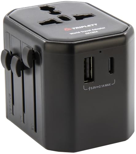 Triplett UA100A International Universal World Travel Adapter