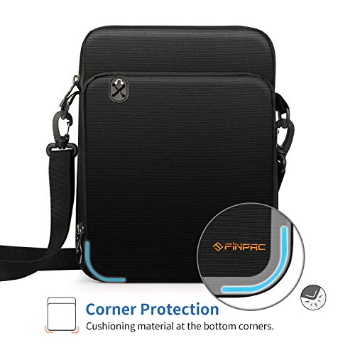 Fintie 11 inch Tablet Sleeve Case, Briefcase Shoulder Bag - color: Black