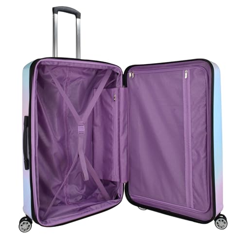 Traveler's Choice Women's Ruma II Expandable Luggage with Spinner Wheels, Pixie Pastel, 30" Large - color: Pixie Pastel, size: 30 in