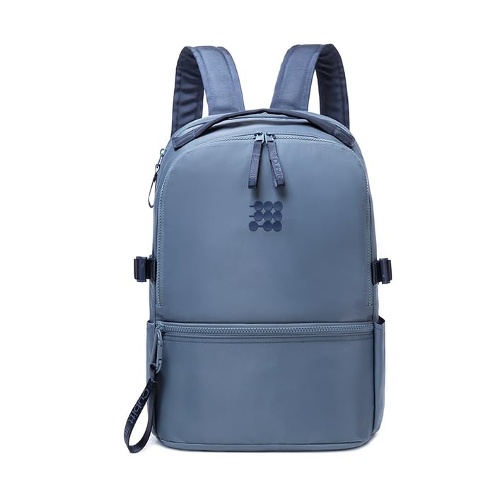 Cubitt Backpack, Lightweight Laptop Backpack | Water-Resistant Backpack for Work, College & Travel with Organizer, 12kg Capacity - color: Smoke Blue