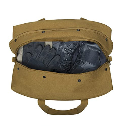 Rothco Canvas Parachute Cargo Bag, Coyote Brown, 40.5L - color: Coyote Brown