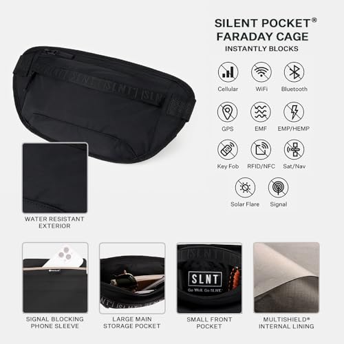SLNT Essentials 패러데이 슬링 백 - 크로스바디 백, 블랙아웃, Slnt Essentials 패러데이 슬링 미디엄 - color: 블랙아웃, size: 미디엄