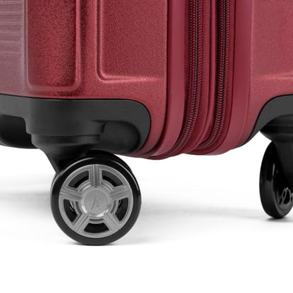 Travelpro Platinum Elite Hardside Expandable Spinner Wheel Luggage TSA Lock Hard Shell Polycarbonate Suitcase, Daring Red, Carry-on 21-Inch - color: Daring Red, size: Carry-on 21-Inch